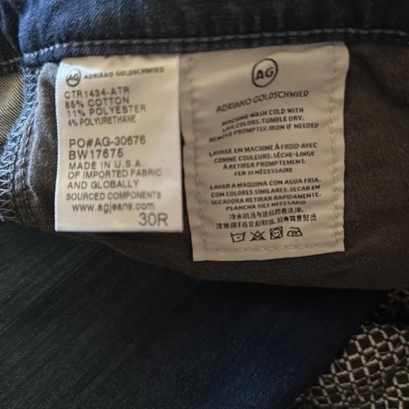 AG Adriano Goldschmied The Prima Midrise Cigarette Skinny Jeans Size 30R - Picture 5 of 12